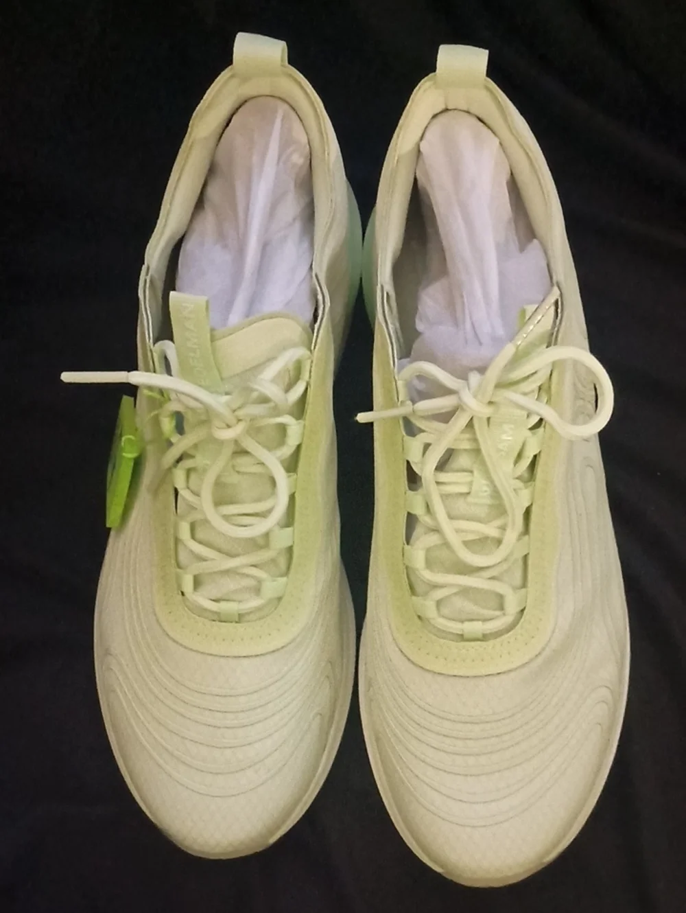 Sam Edelman MILES in Lime Nylon Orthopedic Sneakers w/OrthoLite Insoles Size 9.5